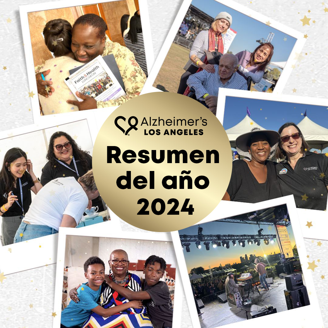 collage of Alzheimer's Los Angeles clients in 2024